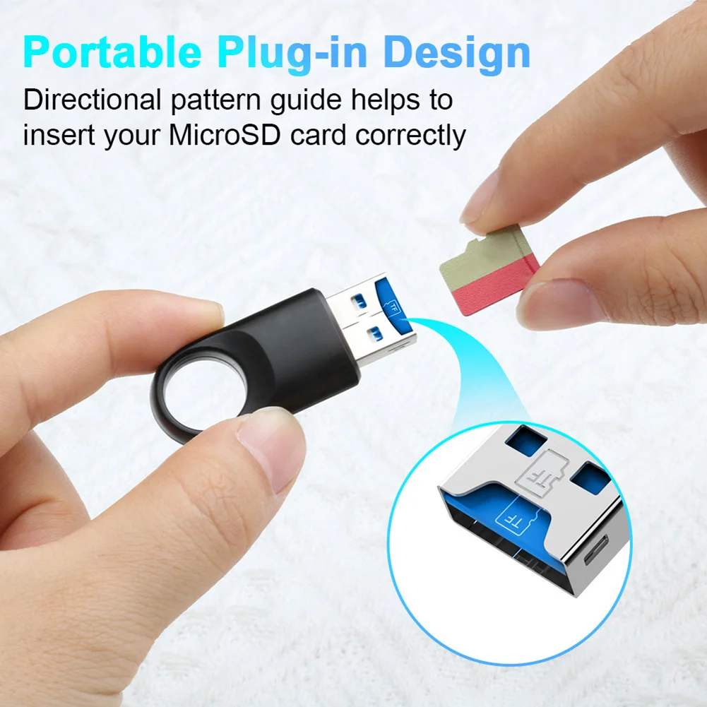 메모리 카드 판독기 어댑터, USB 3.0, 고속 메모리 카드 판독기, PC, 노트북, 스마트폰, 운전 녹음기 USB 3.0