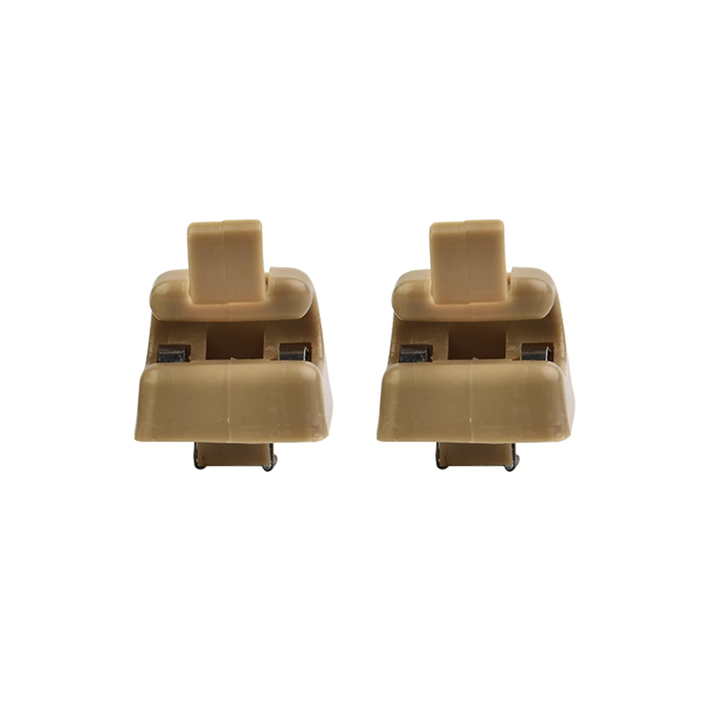 2Pcs For Mercedes Benz W123 W124 W126 W140 W201 Sun Visor Clips Holder Hook Bracket Hanger 12681000127101