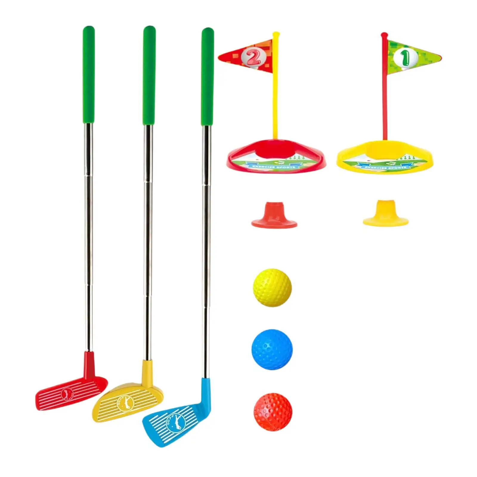 Kids Golf Club Set Gifts Multifunction Golf Toys for Family Backyard Garden
