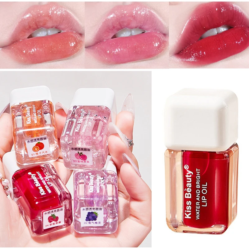 6ml Clear Jelly Lipolie Hydraterende Niet-plakkerige Sexy Plumping Lip Glow Gloss Lip Glazuur Getinte Mode Lippenstift make-up Lipverzorging_voghion.com
