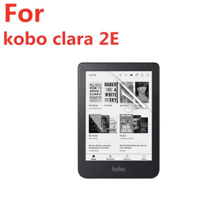 Juste de sommeil en cuir TPU pour Kobo Clara 2E, étui de protection pour  liseuse, impression fleur, violet, magnétique, 2022 - AliExpress