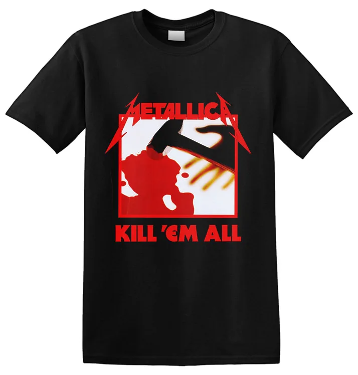 

- 'Kill 'Em All Tracks' T-Shirt Tees High Quality 100%Cotton Short Sleeve