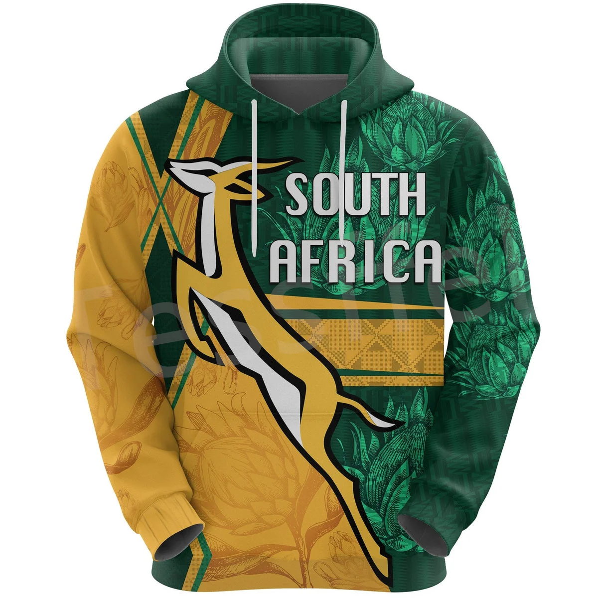 Tessffel NewFashion County Animal South Africa Flag Tattoo Harajuku Tracksuit 3DPrint Men/Women Long Sleeves Casual Hoodies X5