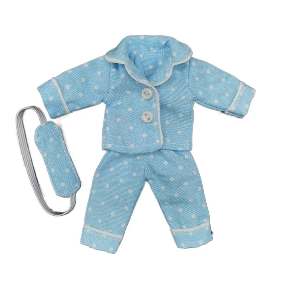 High Quality Accessories for ob11 obitsu 11 5 Colors Sleep Clothes New Cute Clothes 1/111/12 Doll Clothes Doll Pajamas
