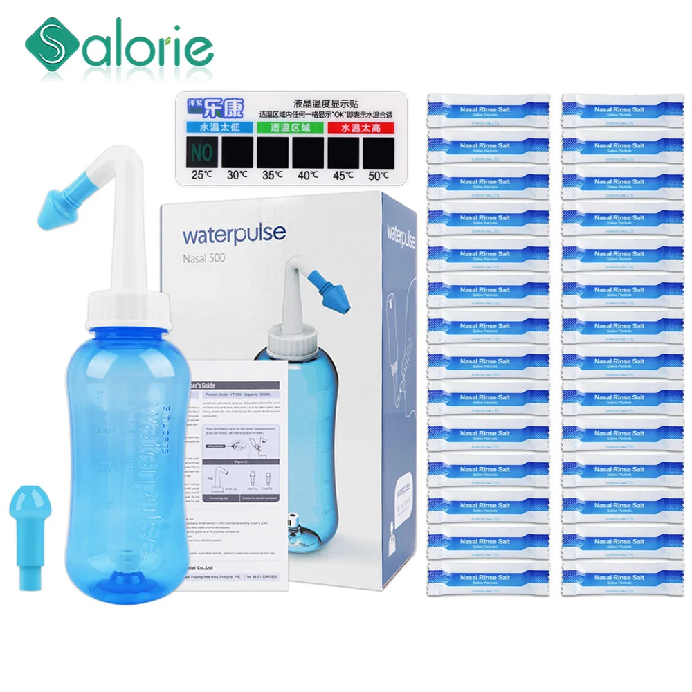 300ML Nasal Irrigator Nasal Rinse Bottle Wash Cleaner Nose Protector Avoid Allergic Rhinitis Adults Children Neti Nasal irrigator