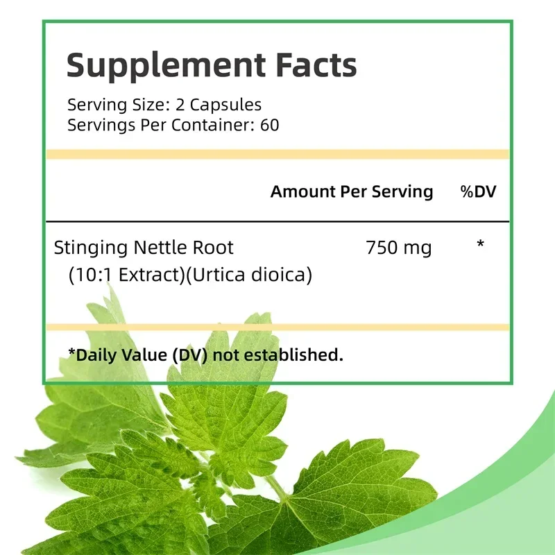 Stinging Nettle Root-Promotes Prostate and Urinary Tract Health, Reduces Frequent Urination