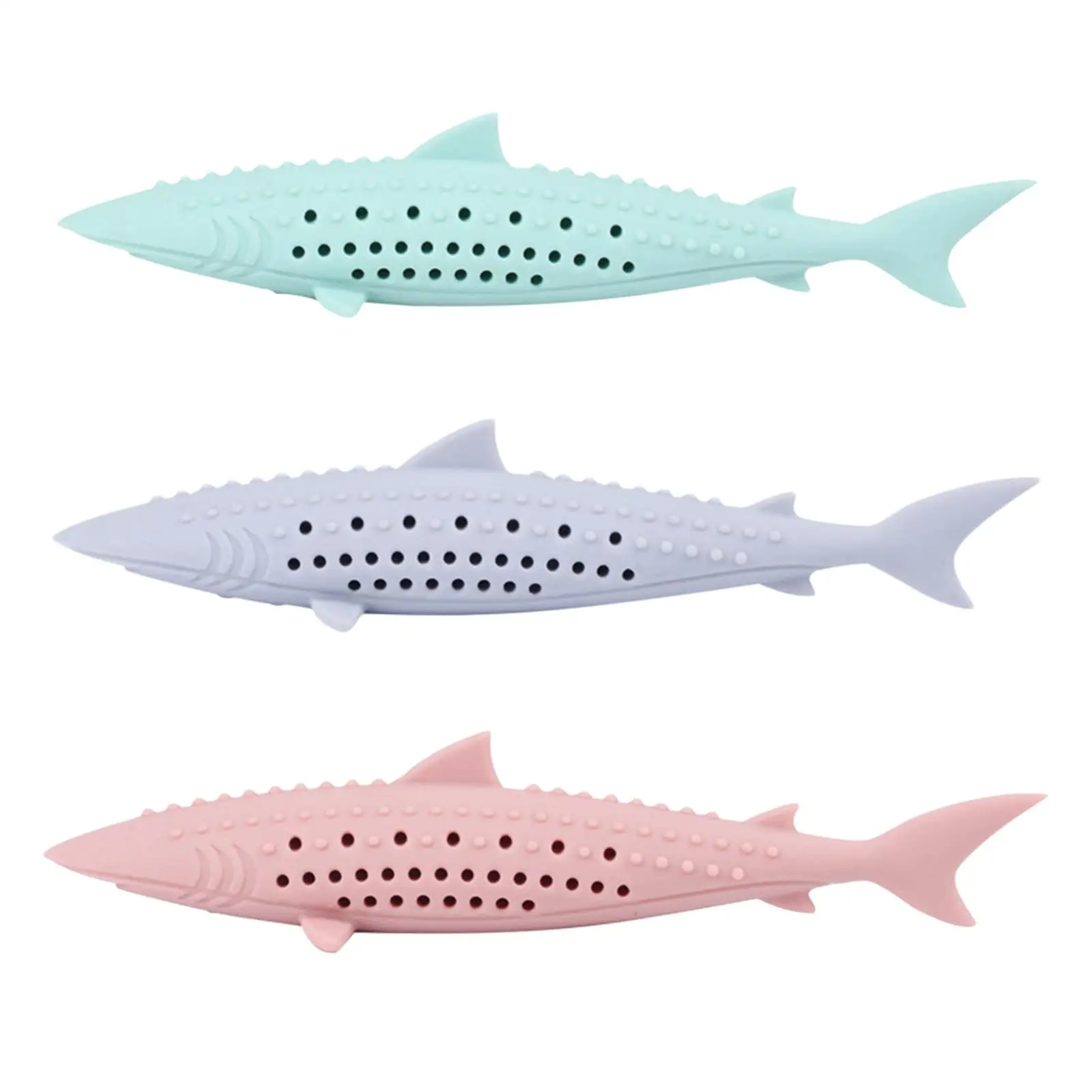 Catnip Toys For Indoor Cats, Giocattoli In Silicone Dentizione Interactive Catnip Filled Kitten Toy Soft Pet Toy (Forme Di Pesce)