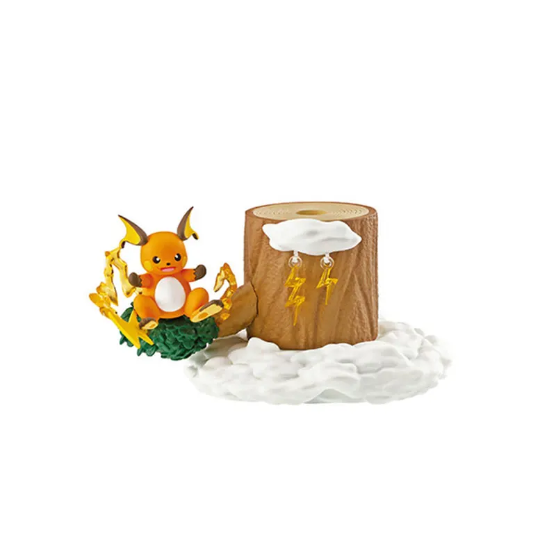 Original Re-ment Pokemon Pikachu Weather Tree Full Range Miniature Scene Action Figure Model Gift for Birthday