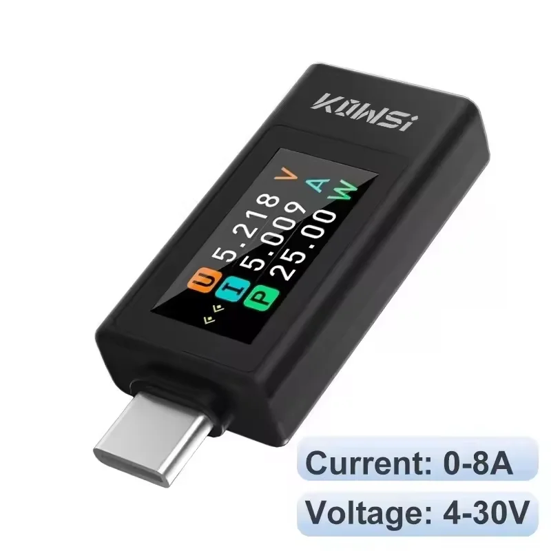 Advanced USB Power Meter with Voltage, Current, and Capacity Testing