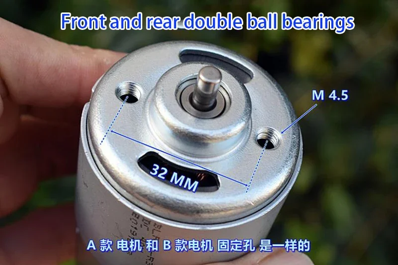 Micro 887 Power Motor DC 24V-40V 36V 10000RPM High Speed Large Torque  Double Ball Bearing for Electric Tools Drill&Screwdriver