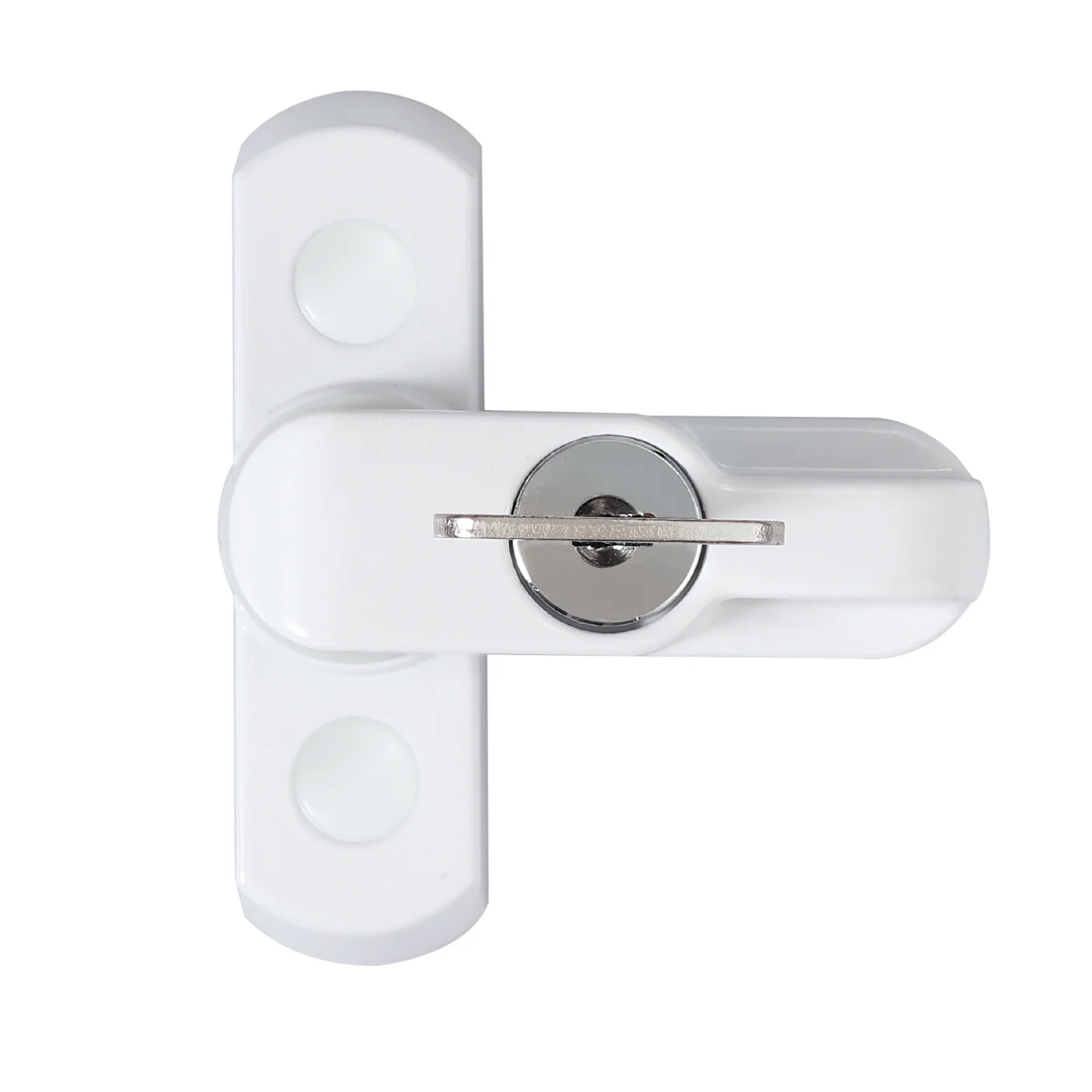 4 Pcs UPVC Door Window Restrictor Lock with Screws Security Window Sash Lock Latch with Key for Home Security Child Safe Protect