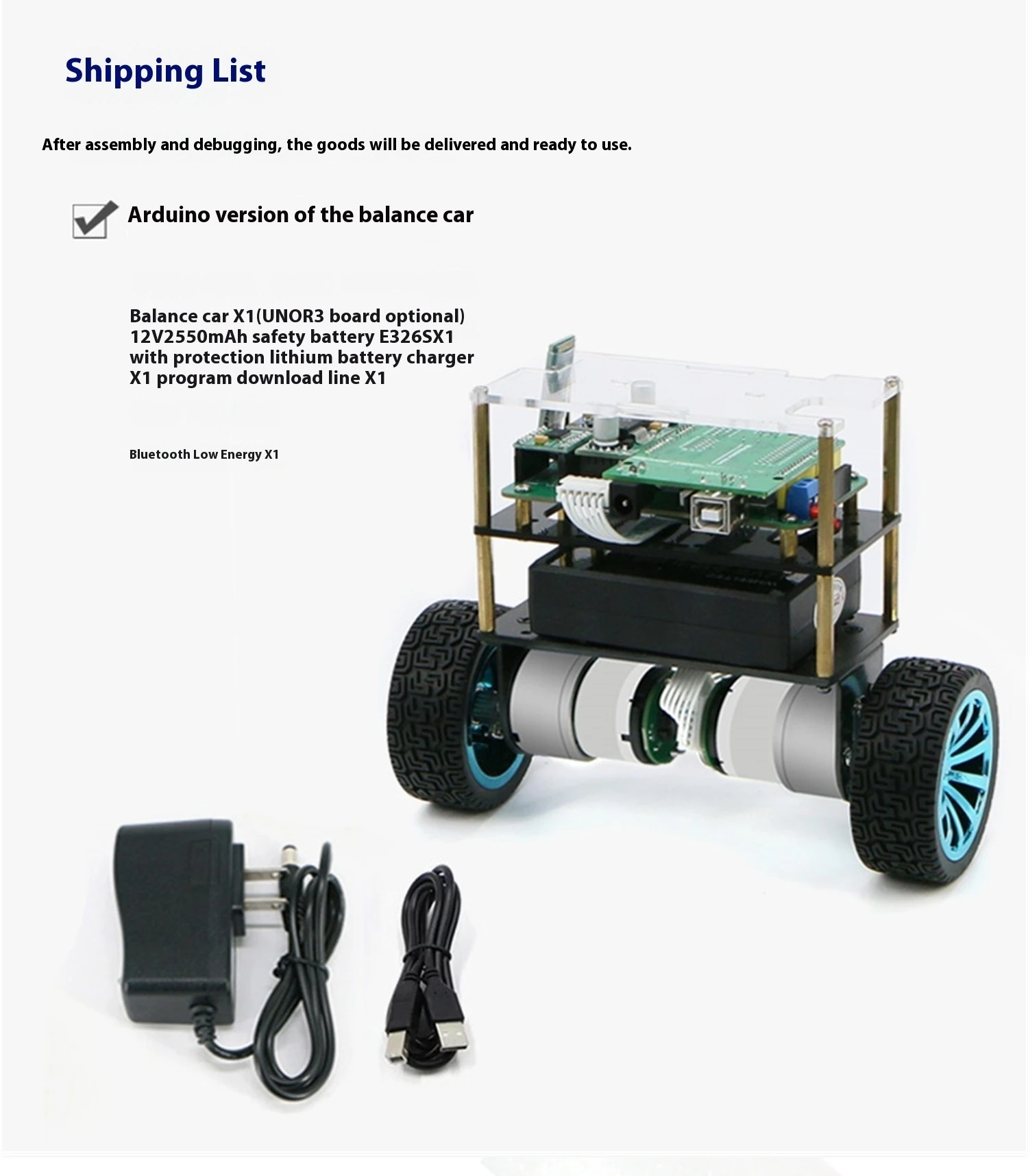 WHEELTEC B570 FOR ARDUINO Arduino two-wheel self-balancing car