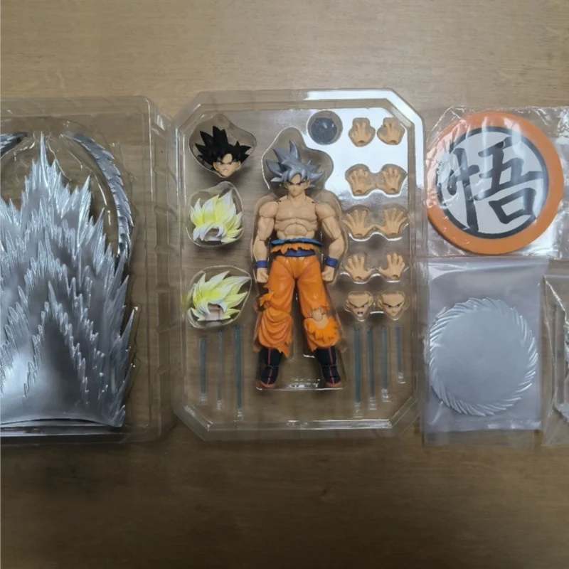 

DBZ SHF Ultra Instinct Son Goku Action Figure Toys Anime Dragon Ball Z Ssj Shfiguarts PVC Collection Model Gift for Children
