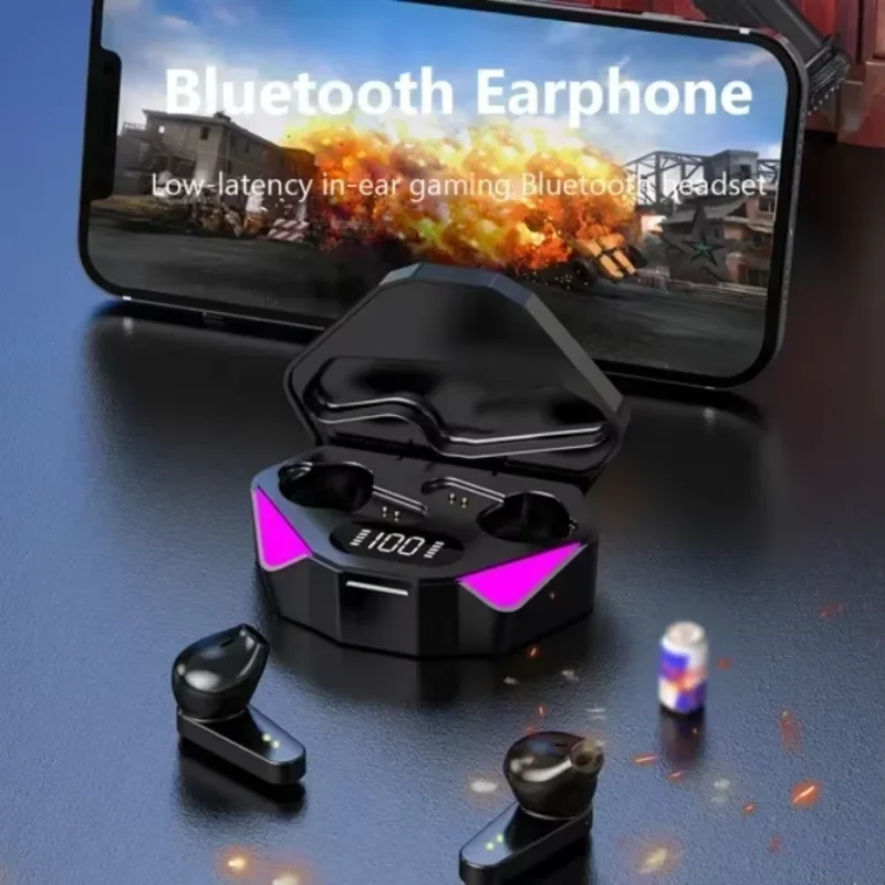 Wireless Earphone Bluetooth Headset Low Latency Earbud Gaming