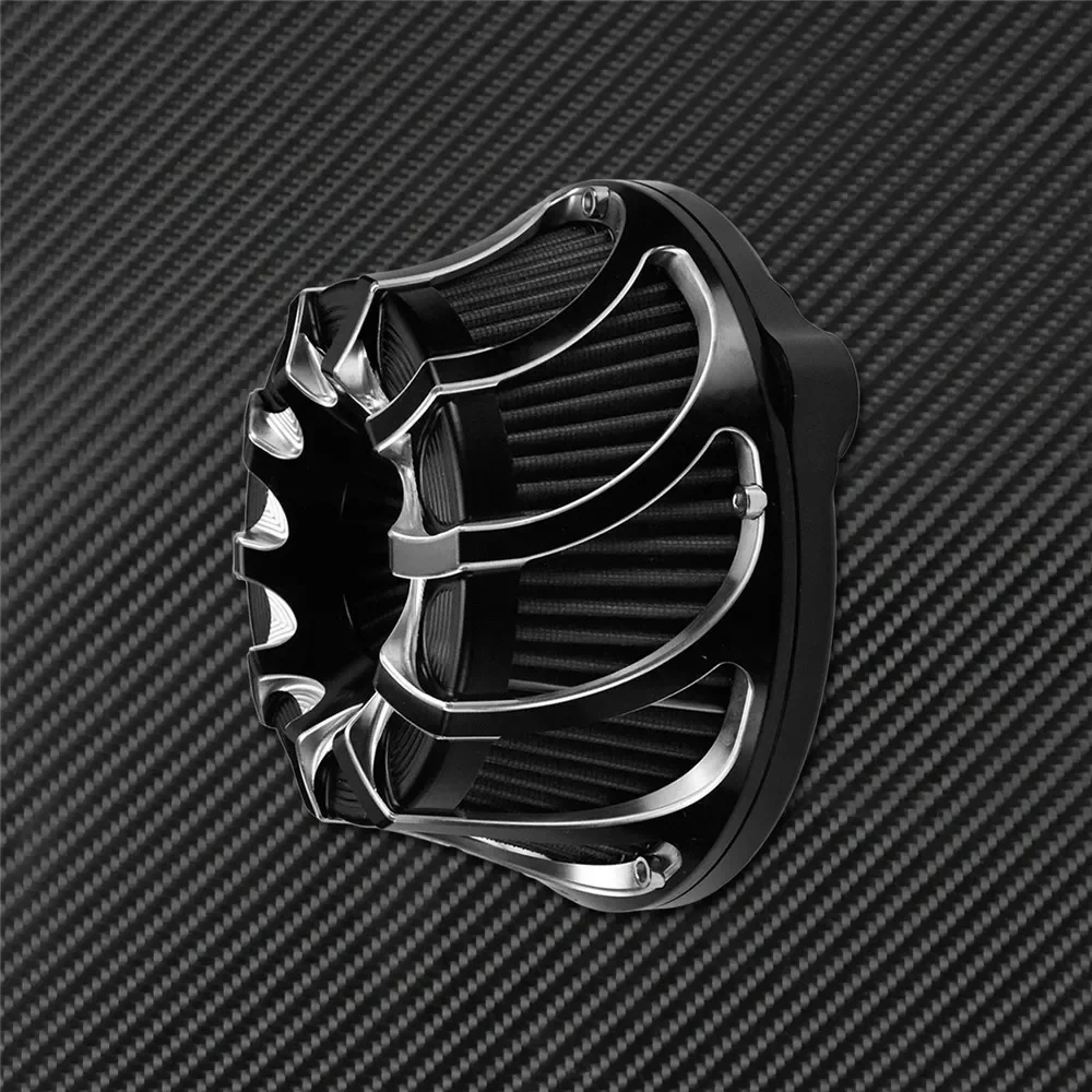 Moto Filtro Aria Pulitore Filtro di Aspirazione Elemento Grigio Per Harley Sportster XL Dyna Touring Street Electra Road Glide Softail - Image 3