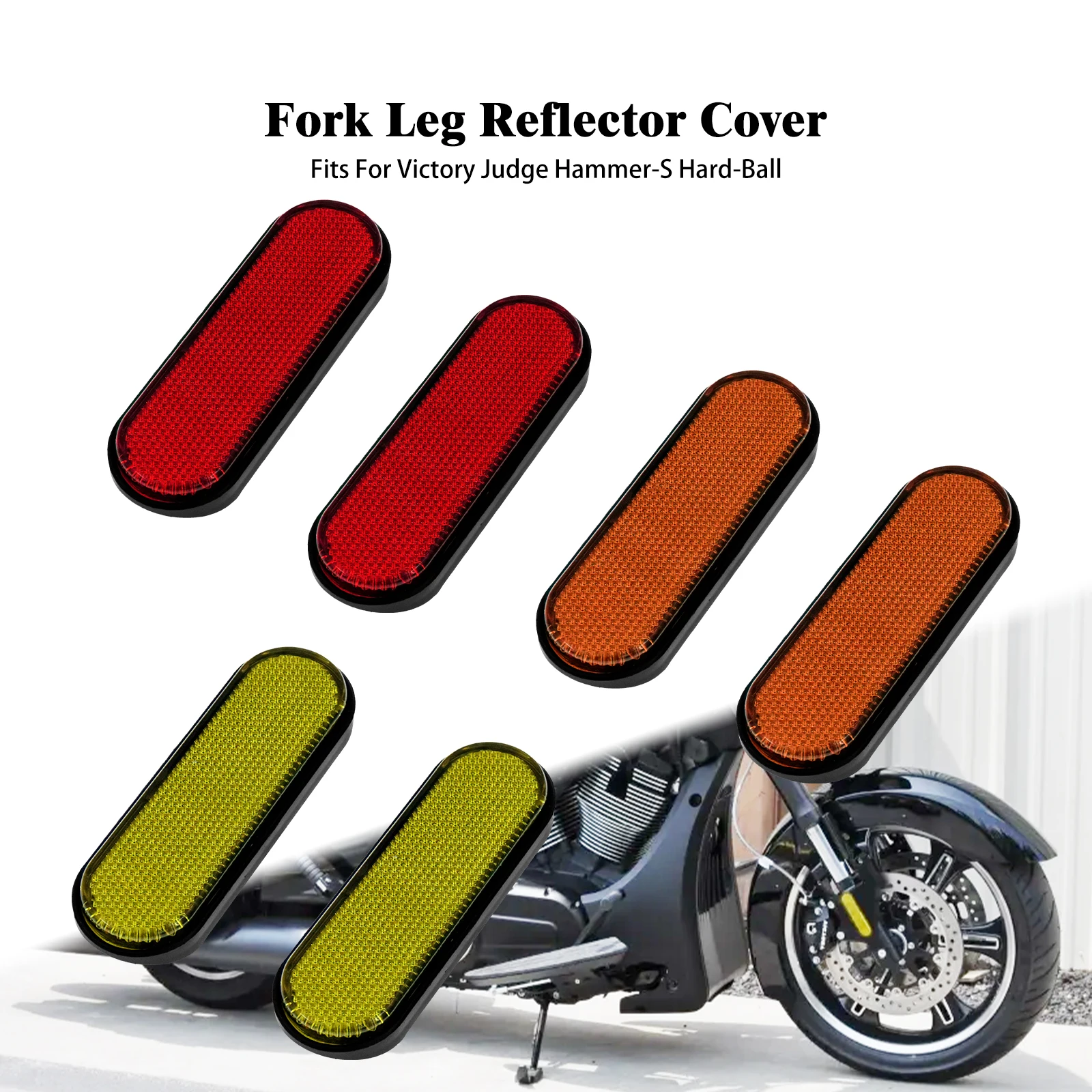 

Наклейка на переднюю часть мотоцикла, Нижние ножки, слайдер, красный/оранжевый/желтый, предупреждение о безопасности победе, судьи молот-с, жесткий шар
