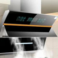 900mm Kitchen Range Hood Household Range Hood Side Suction Range Hood Wall Mounted Intelligent Cleaning Major Appliances 2