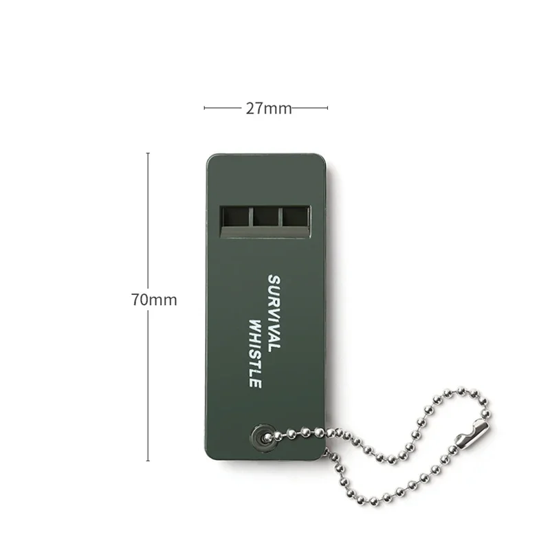 3-Frequency Whistle High Decibel Survival Portable Outdoor Multiple Audio Whistle Camping Emergency Hiking Accessories Edc Tool Survival Whistle Survival Tool