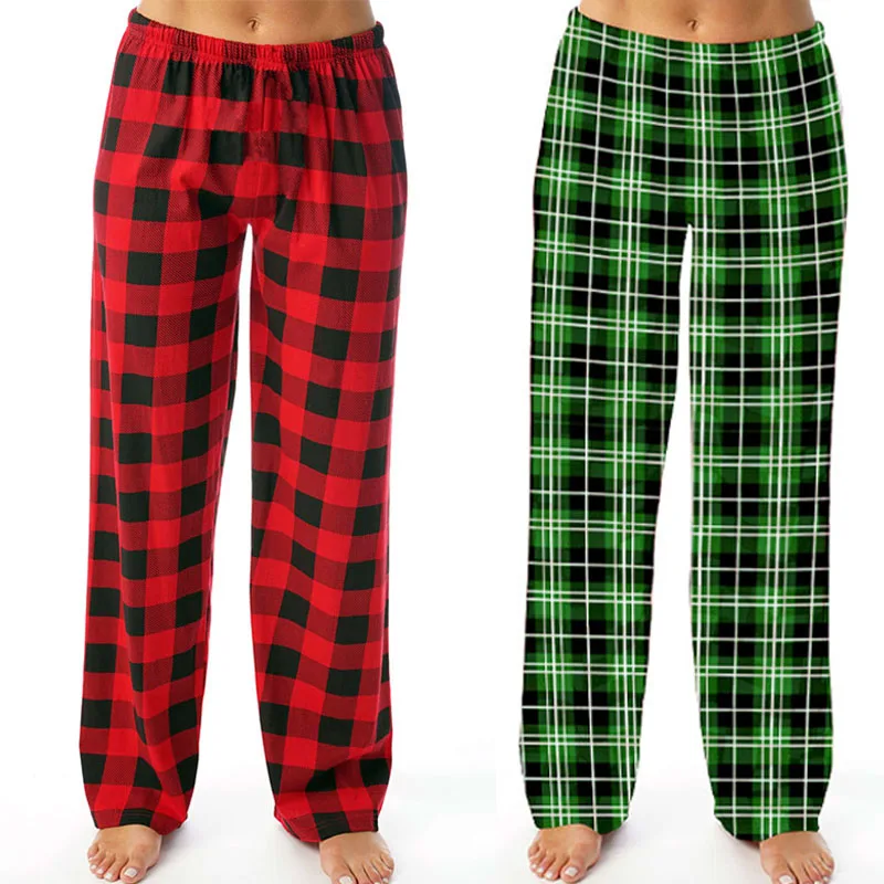 

Family Audult & Kids Plaids Pants Daily Pajamas