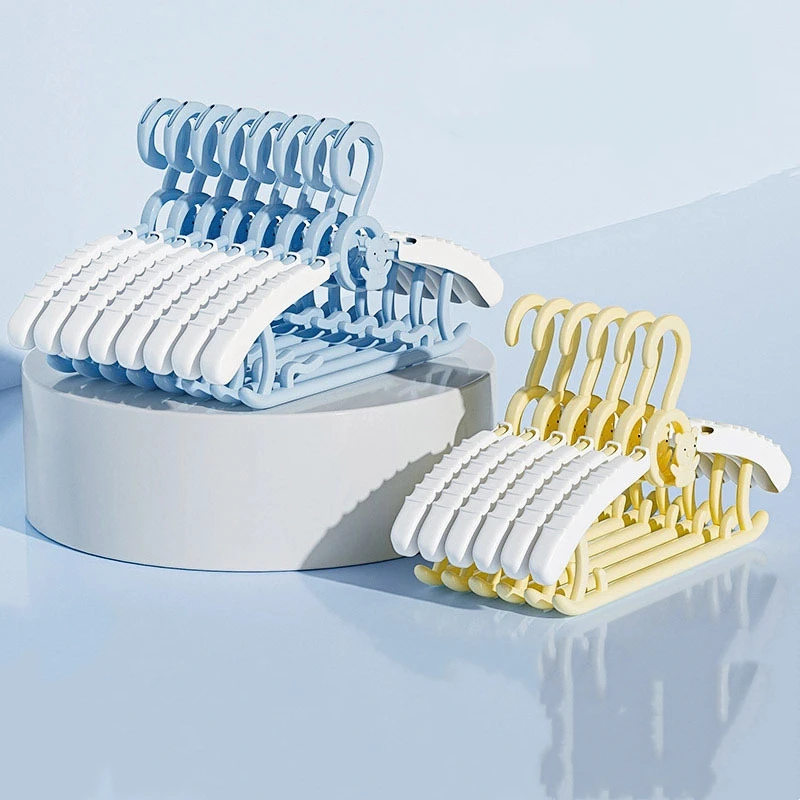 5/10Pcs Baby Clothes Hanger Children's Home Clothes Hanger Extendable Anti Slip Clothes Hanger Baby Specific Clothes Drying Rack