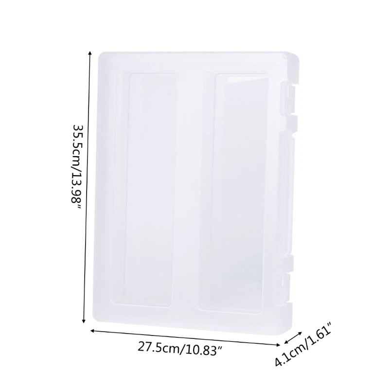 Handheld Files Folder Waterproof Documents Storage Cases Large Capacity Double Buckle Locks for Women Men Office Travel
