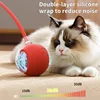 New Automatic Interactive Cat Ball Toy Rechargeable Smart Electric Rolling Ball with Faux Tail for Dog And Cat Training 3