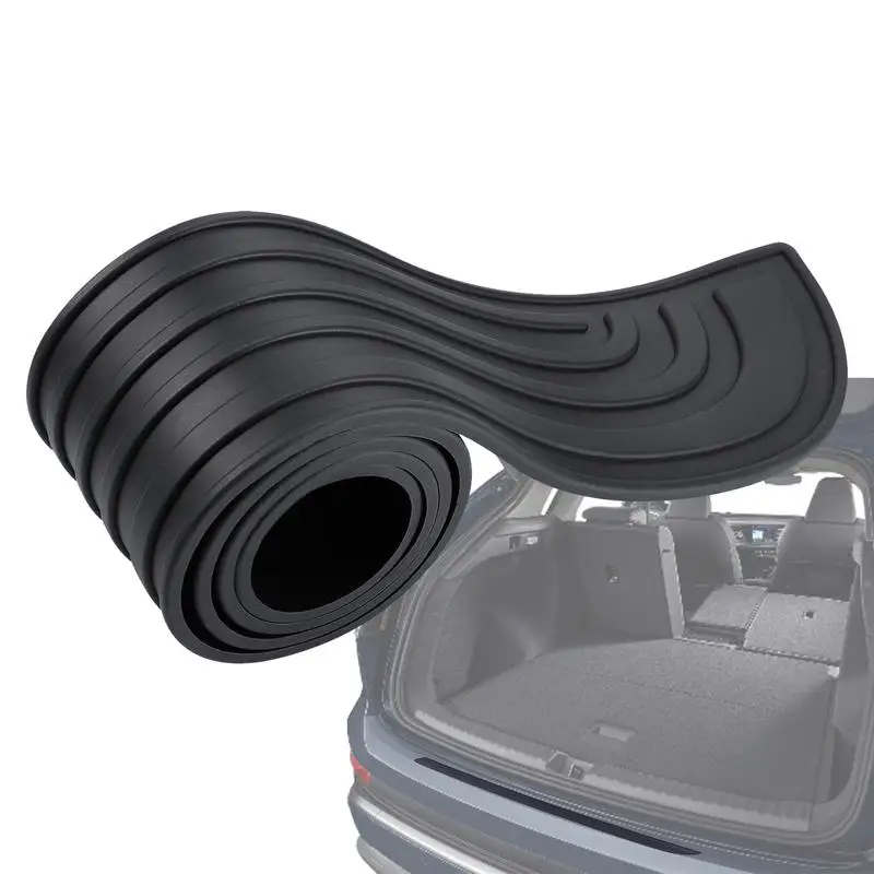 Protezione Paraurti Posteriore Striscia Di Gomma Paraurti Resistente Al Calore Antiscivolo Con Design Scanalato Per Camper Caravan Trucks Pick-Up Truc