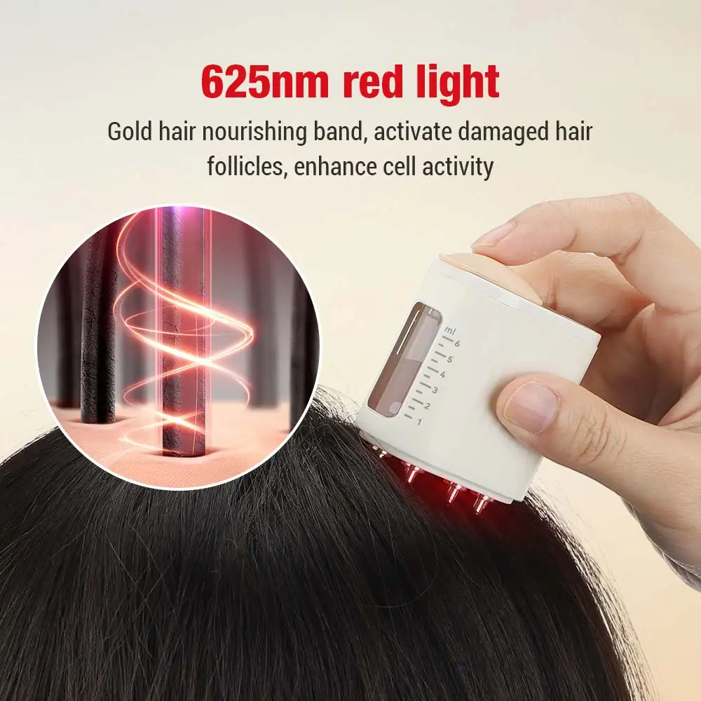 Red Light Electric Scalp Massager and Hair Oil Applicator, Red Light V –  TweezerCo