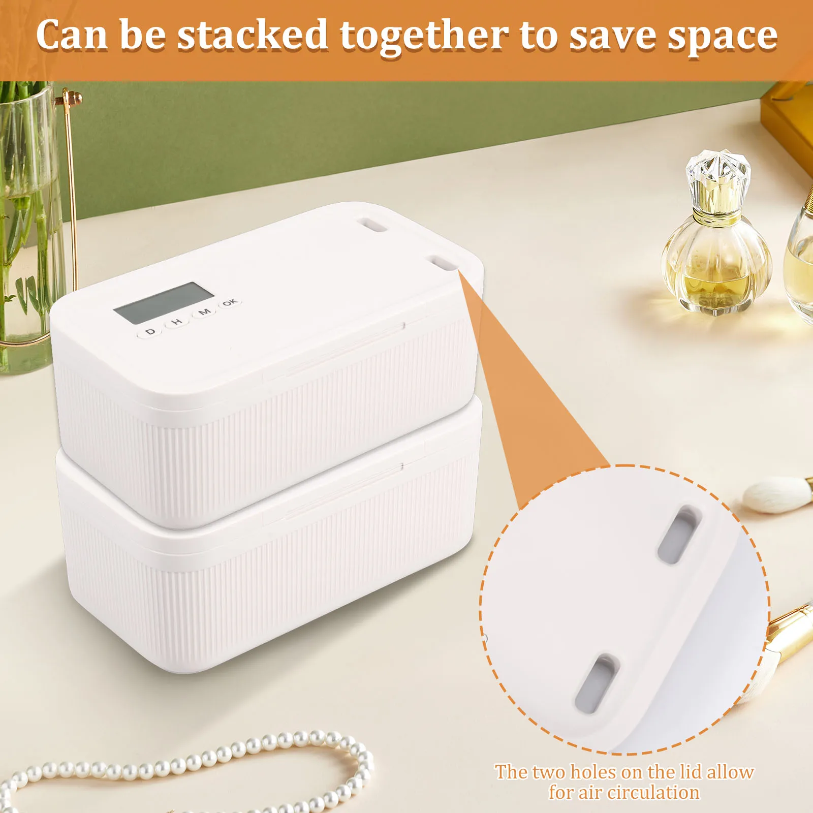 Electronic Lockable Storage Box with Timer for Personal Items