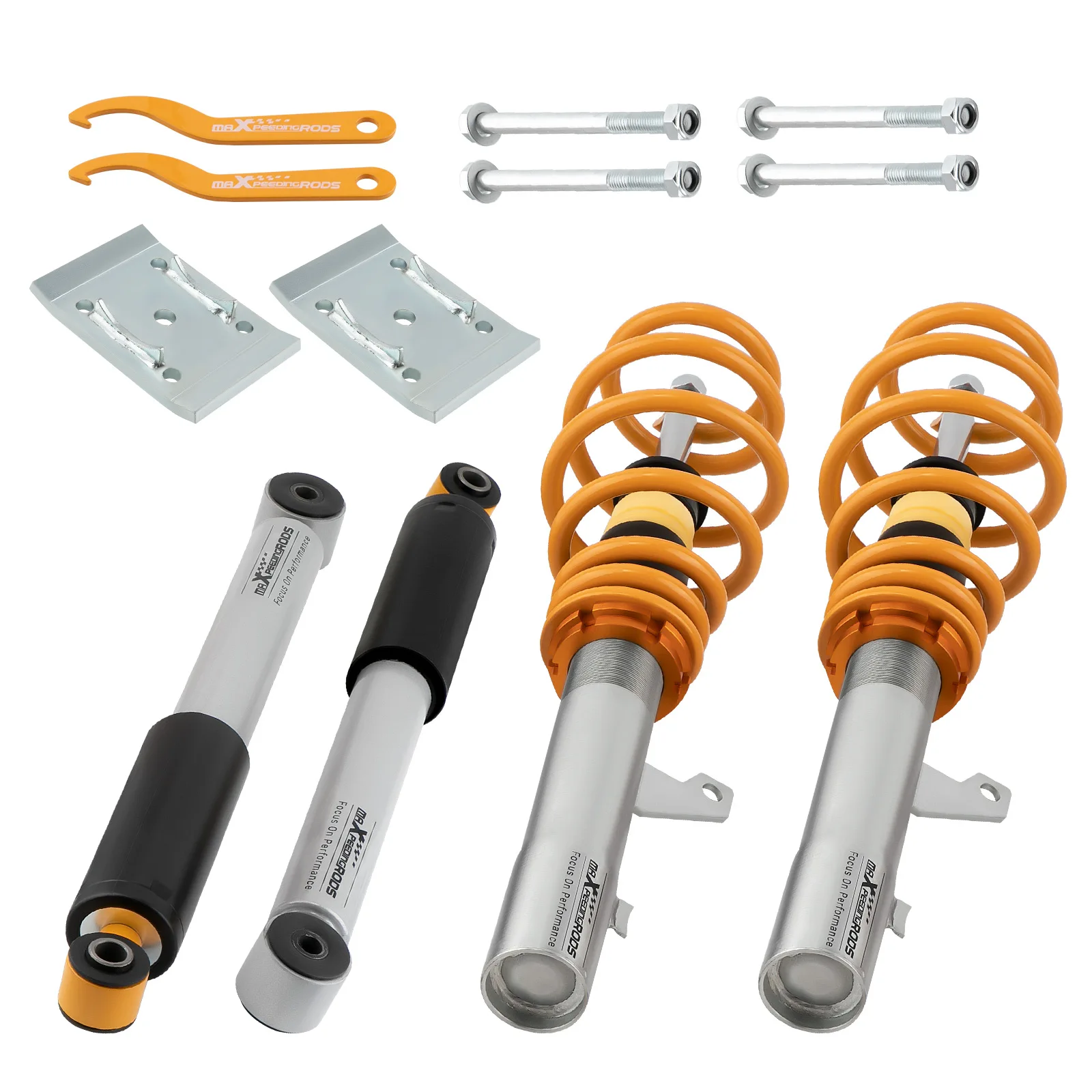 Kit Di Sospensione Coilovers Di Abbassamento Per Vw Caddy Iii 03/2004-05/2015 Per Vw Caddy Iv 05/2015-Ammortizzatore A Molla Elicoidale