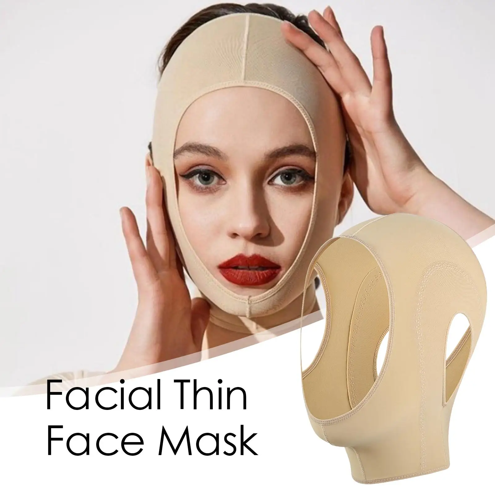 Maschera Per Il Sollevamento Del Viso Riutilizzabile 3D Donna Antirughe Viso Che Dorme Dimagrante Full Lift V Maschera Fasciatura Shaper Strumenti Di 