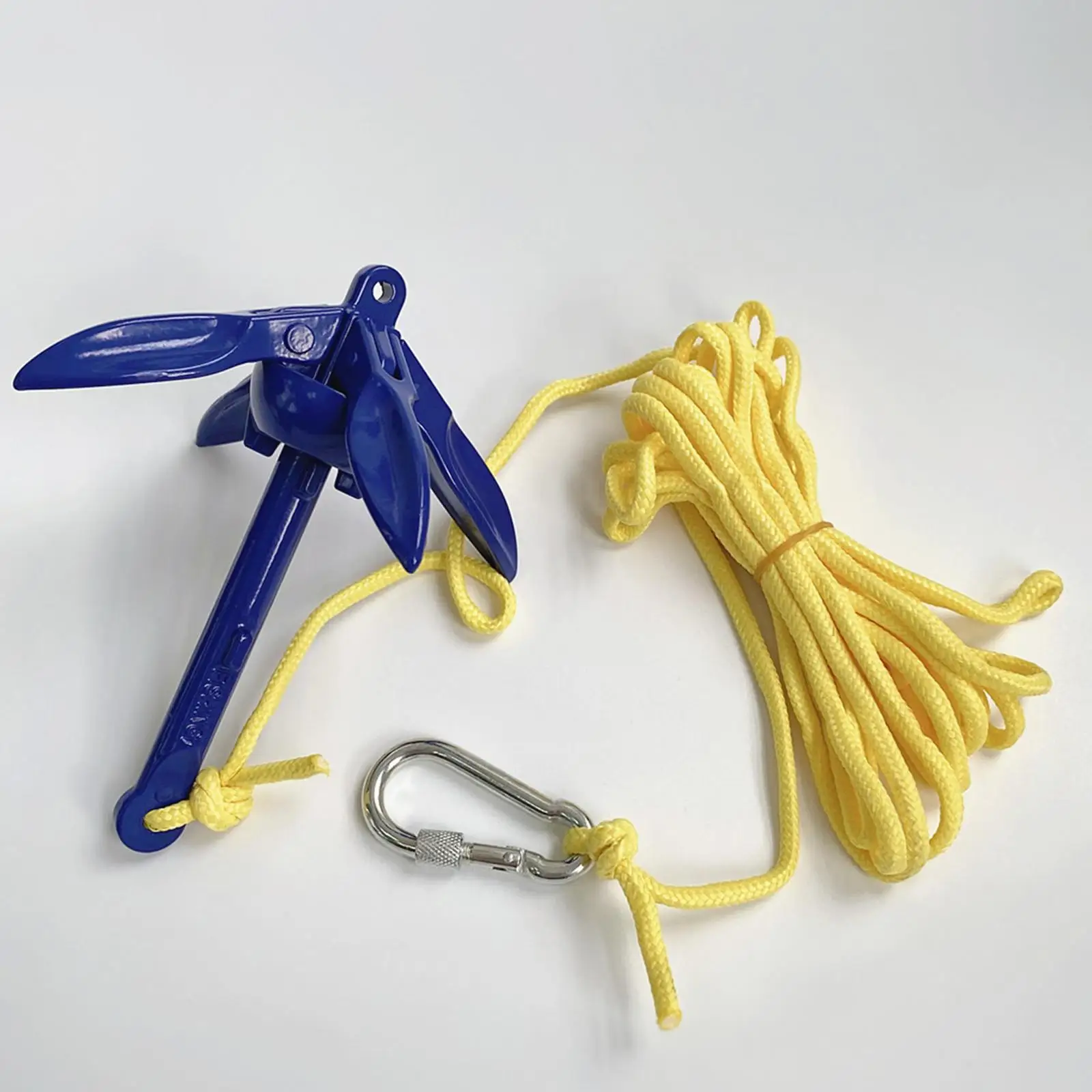 Kayak Anchor Kit with 16 ft Rope Fit for Paddle Boards Jet Ski Marine Kayak Anchor Kit with 16 ft Rope Fit for Paddle Boards Jet Ski Marine