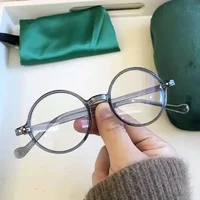 Lunettes de lecture rondes 2026, monture ultra-légère, petites lunettes presbyopes bloquant la lumière bleue, pour hypermétropie, de +1.0 à +4.0 5