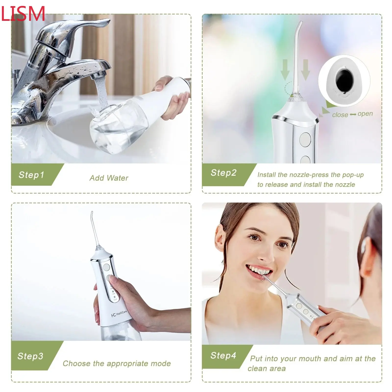 Portable Water Flosser Oral Irrigator Dental Care Tool