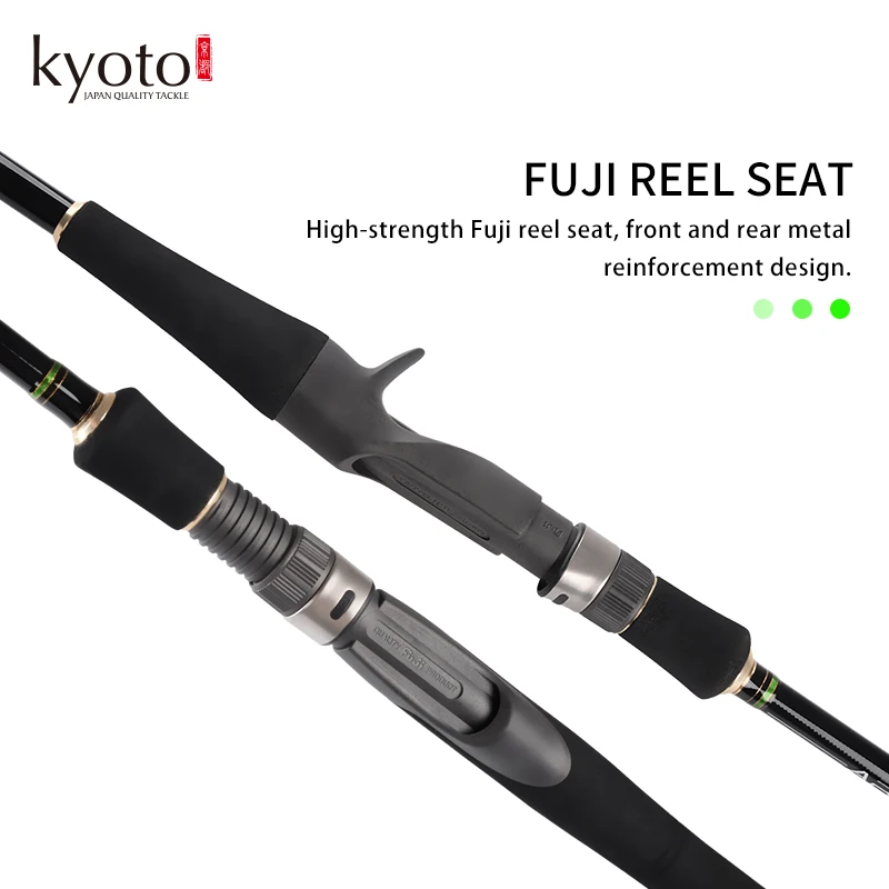 KYOTO ABSOLUTE Price Fishing Rod Carbon Fiber FUJI Rings lure rod fishing 2.13m M Power