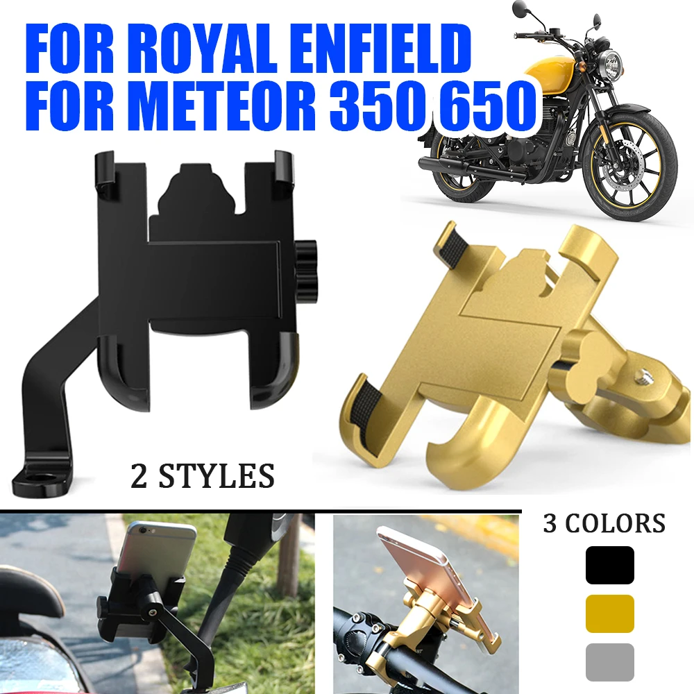 Supporto Per Supporto Gps Per Telefono Cellulare Per Royal Enfield Meteor 350 650 500 Meteor350 Meteor650 Accessori Per Moto Staffa Per Manubrio