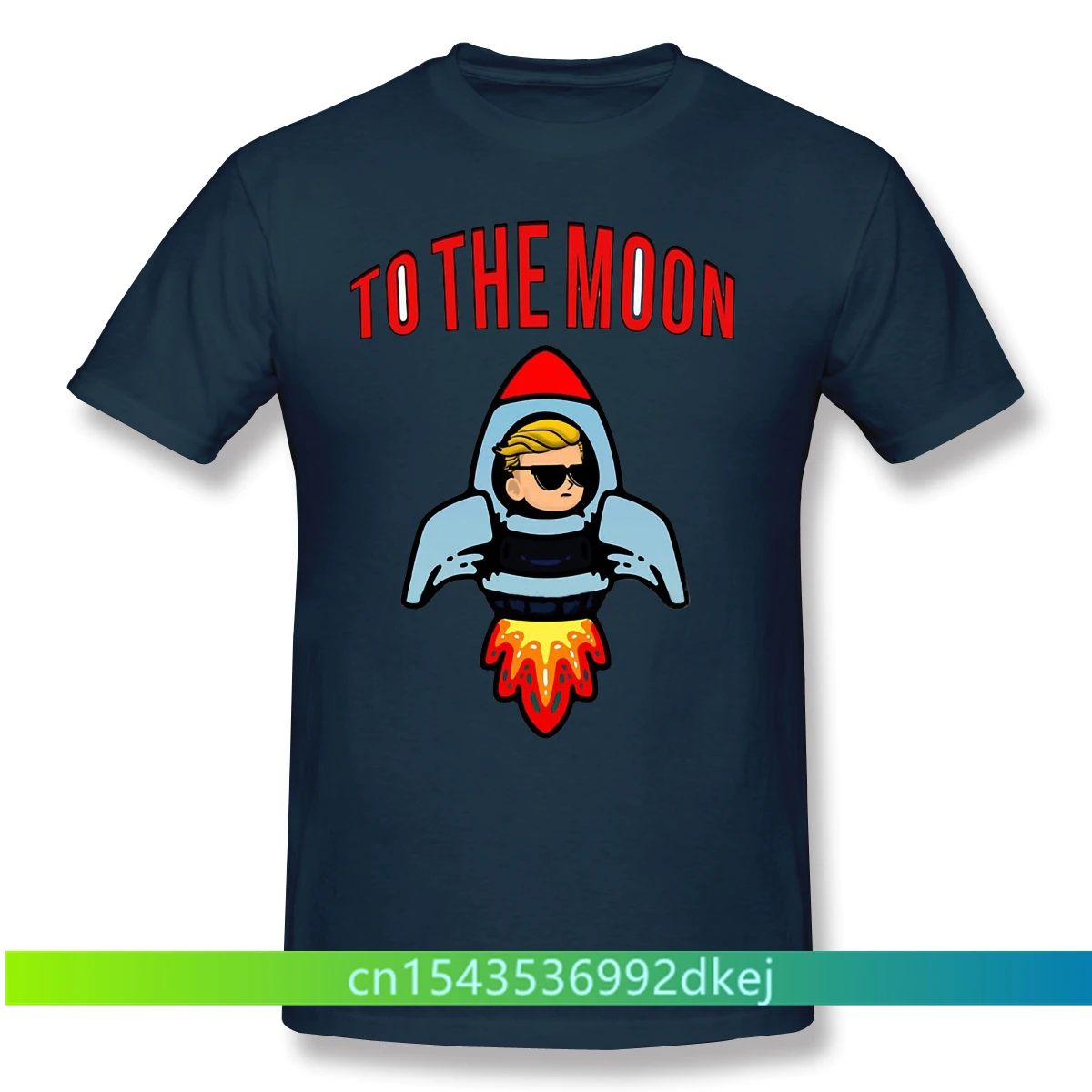 

WSB TO THE MOON GME AMC Classic Homme T-Shirt Investing Wallstreetbets Tees Pure Cotton Oversized Short Sleeve