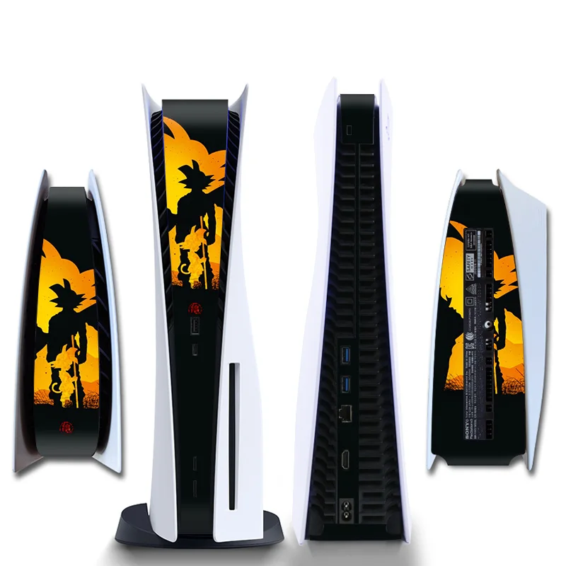 Iron Man Venom Side Sticker for Playstation 5 Digital Console Middle Part PS5 Host LED Lightbar Skin Sticker Decal Vinyl 