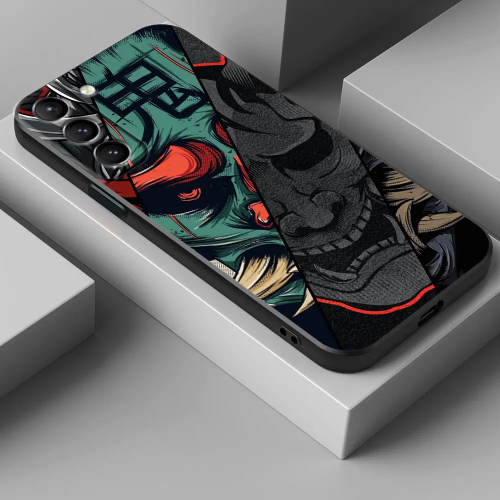 Samurai Hannya Mask Ghost Phone Case Cover