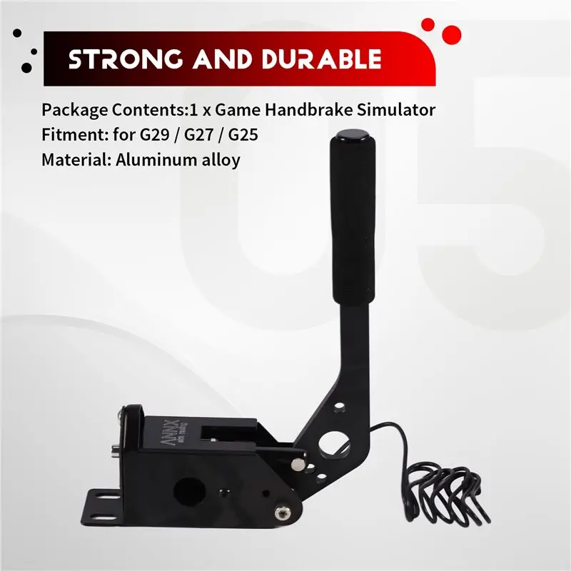 게임 핸드브레이크 시뮬레이터 랠리 브레이킹 시스템 핸드브레이크 (로지텍 G29 / G27 / G25 PC USB RS-HB034 호환)