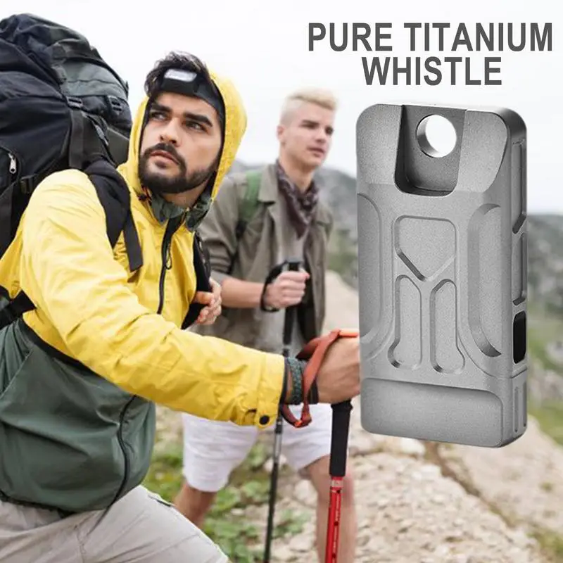 High Decibel Whistle Double Pipe Portable Camping Hiking Emergency Small Survival Whistle For Outdoor Activity Camping Tools