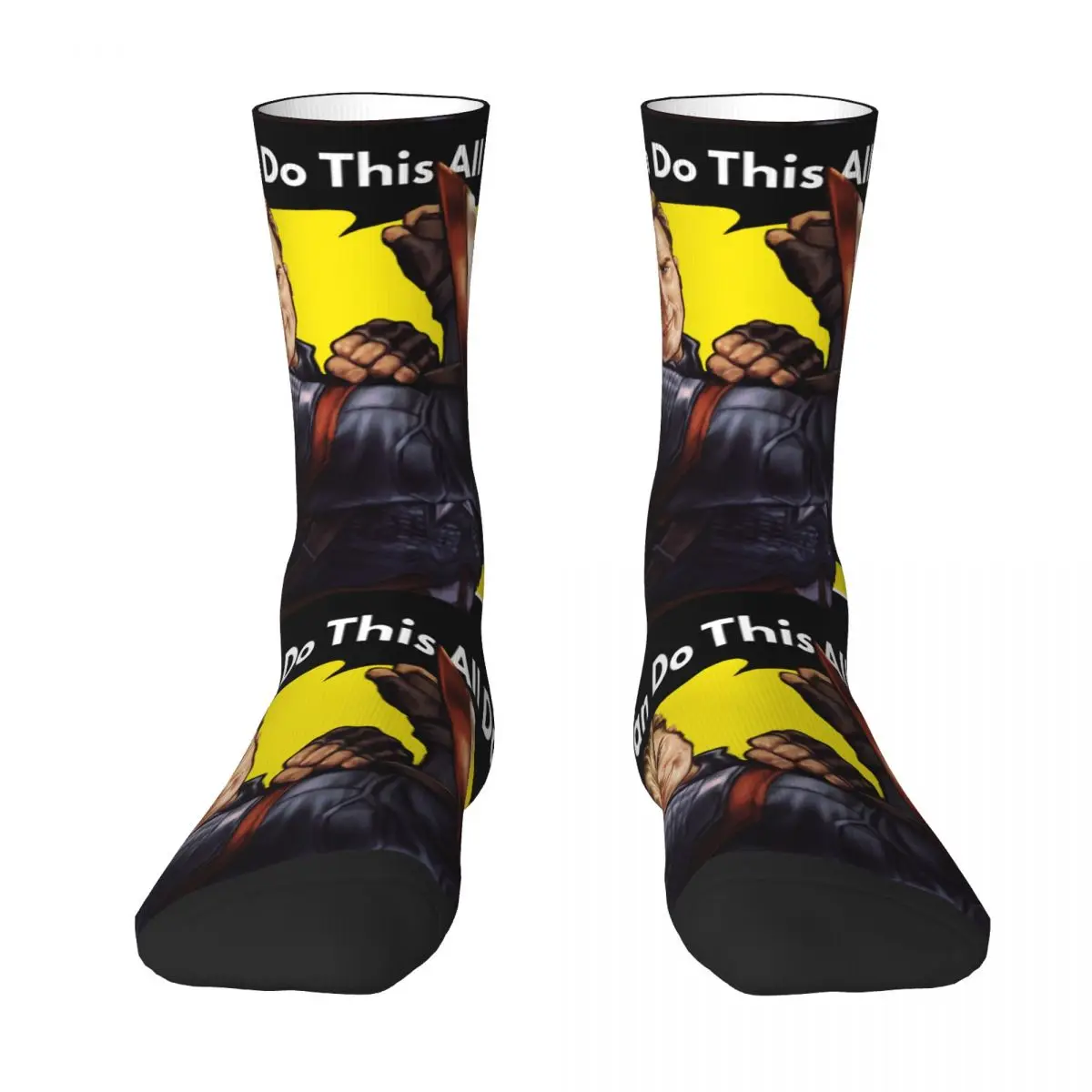 

Зимние теплые забавные женские и мужские носки, дышащие носки для скейтборда с супергероями Капитана Америка