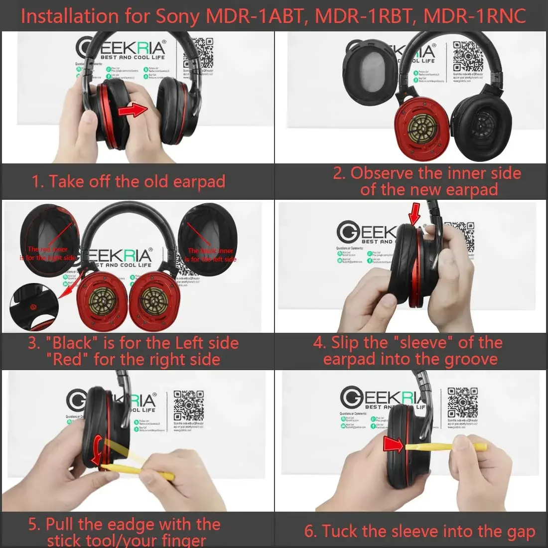 Рисунок 5 - Сменные накладки для наушников Sony MDR-1ABT