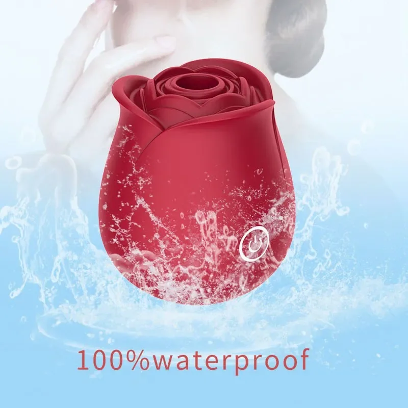 Rose Sucking Vagina Intimate Good Nipple Oral Licking Stimulation Powerful Sex Toys For Women 18+