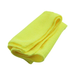 Premium Microfiber Cleaning Cloths for Electronics and Screens (Yellow 18x20CM)