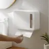Tissue Paper Cover Box Attached Paper Towel Dispenser Storage Case for Apartment 1