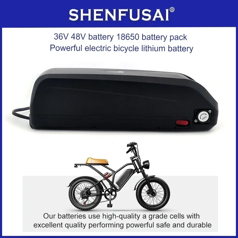 

2024 Hailong Electric Bicycle Lithium Battery, Power Assisted Bicycle 48V, 36V, 1000W, 750W, 500W, 250W Supports USB Charging