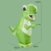 Rc Animal 2.4Ghz Rc Inflatable Dinosaur Dinosaur Remote Control Toy Halloween Party Children's Gift 360°Rotation Toys Hobbies 6