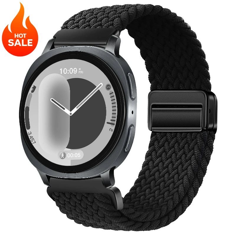 Nylon Magnetic Strap - Elastic Weave Loop Bracelet Wristband