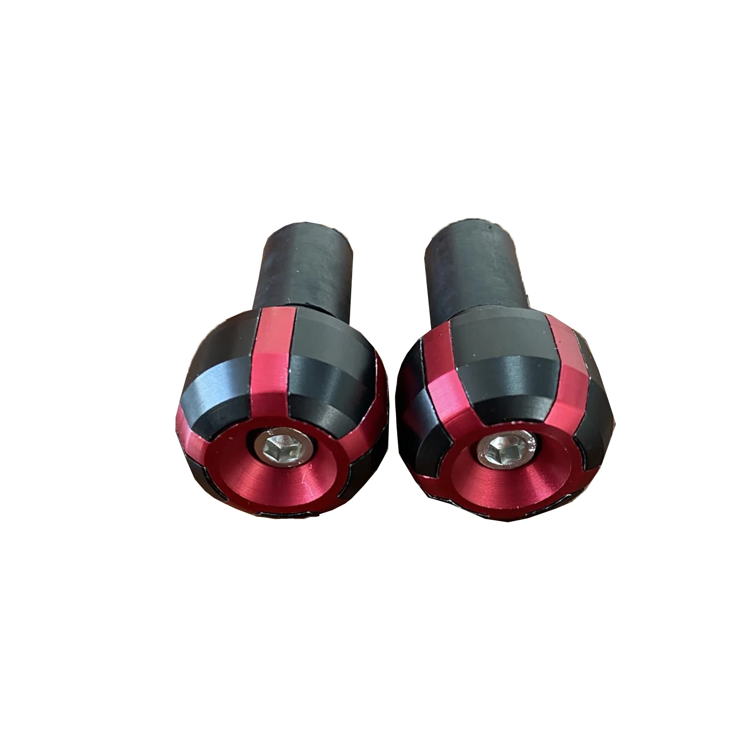 유니버설 레드 핸들 바 엔드 안티 진동 슬라이더 플러그 7/8 22MM 오토바이 Motobike 핸들 바